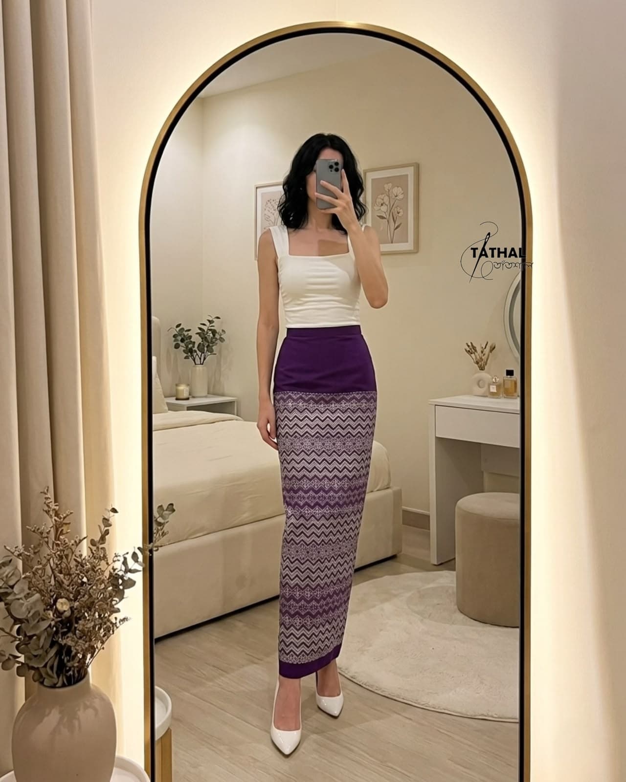 Tathal Tie & Wrap Skirt
