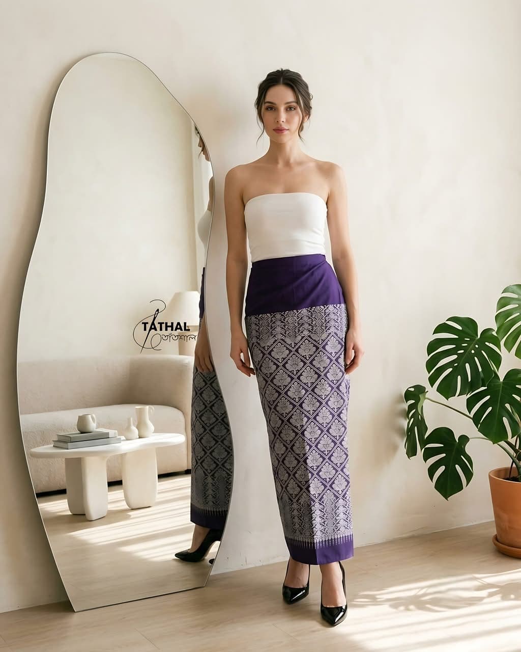 Tathal Traditional Floral Wrapper