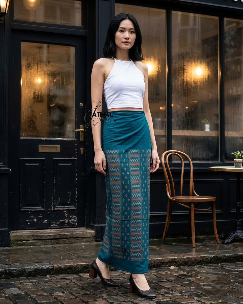 Tathal Teal Green Wrapper